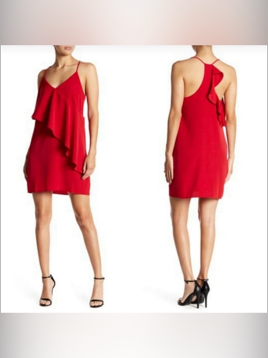 Amanda Uprichard Dresses & Skirts - AMANDA UPRICHARD RIVAGE RED MINI DRESS SIZE S